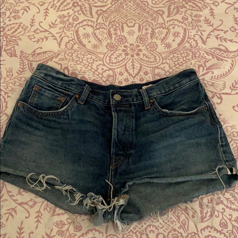 Levis denim shorts